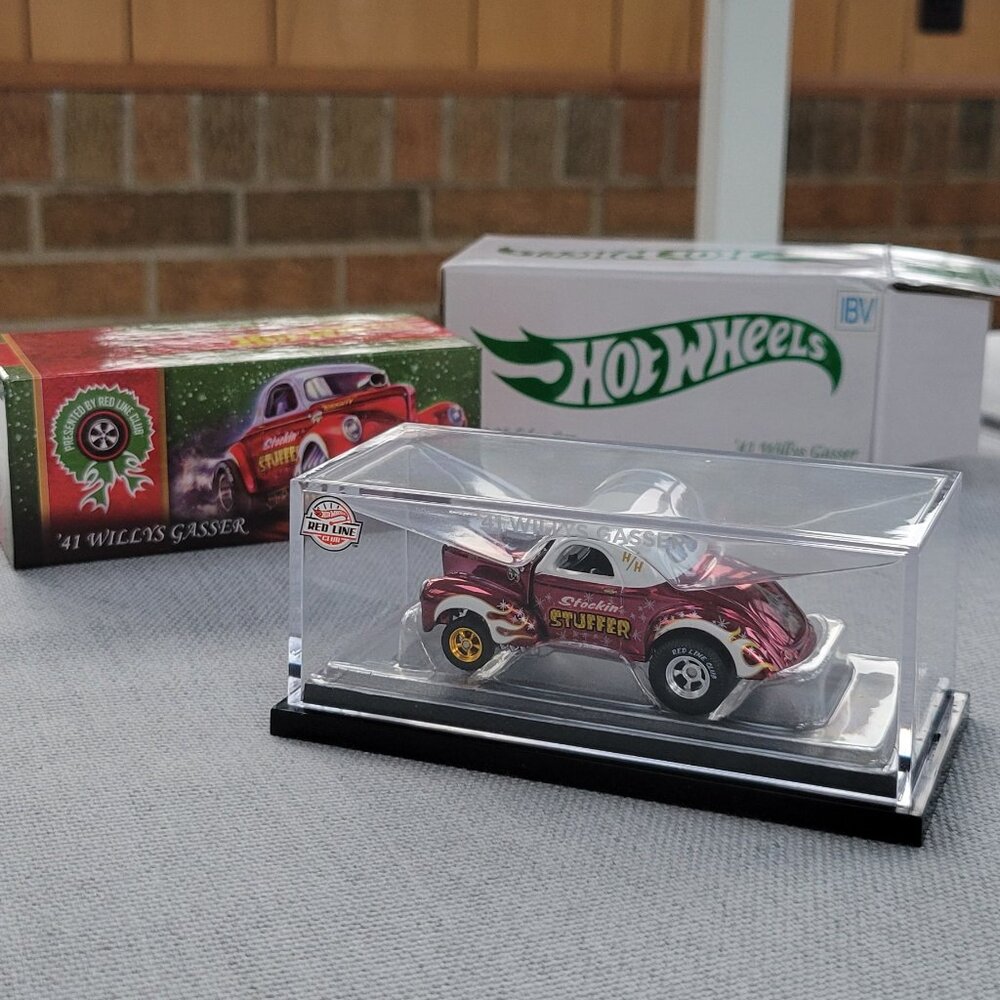 IBV Prototype unnumbered RLC Exclusive '41 Willys Gasser Holiday Car Hot Wheels